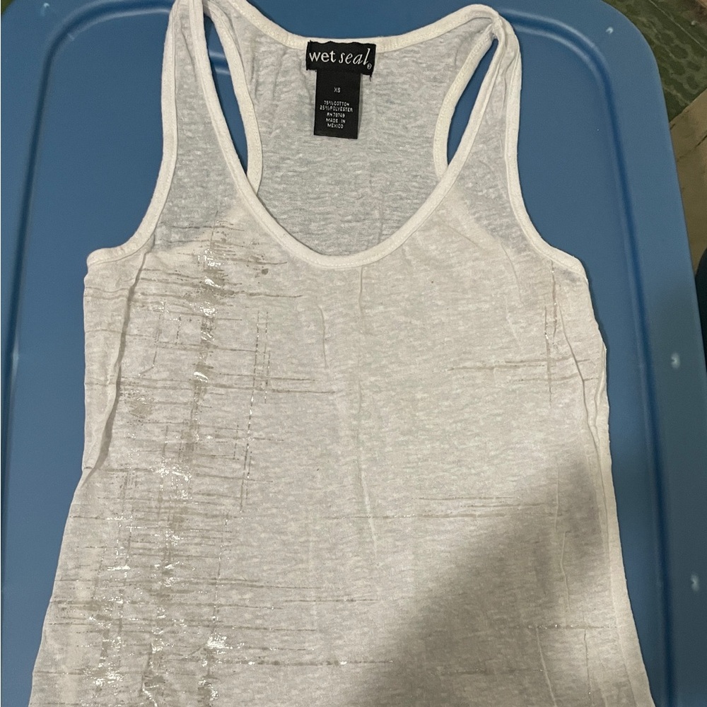 Wet Seal Soft White Tank